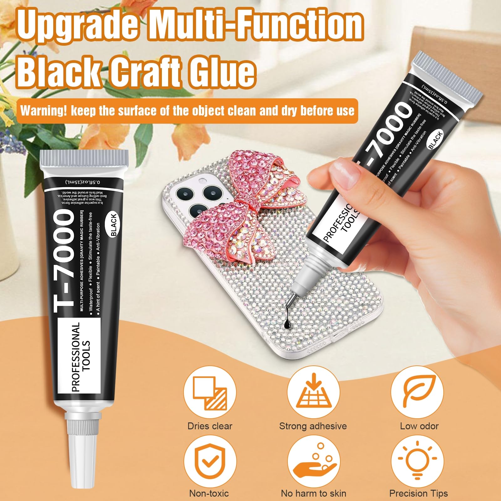 กาว T7000 สีดำ สำหรับซ่อมหน้าจ - Contact Cement Glue บทวิจารณ์และราคา
