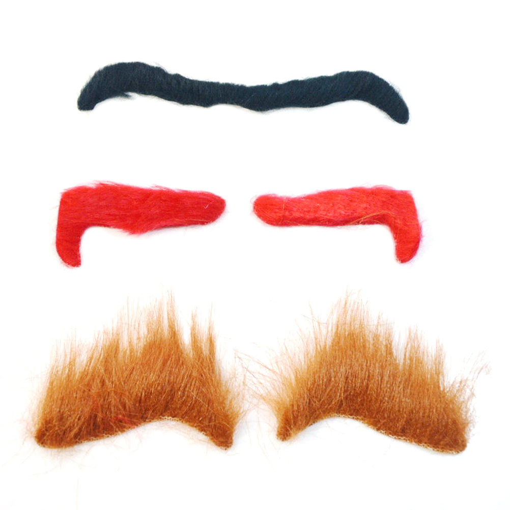 3 ชิ้น คิ้วปลอมฮาโลวีน วัสดุผ้ - Easy Cosplay Prop บทวิจารณ์และราคา
