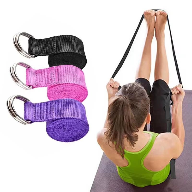 สายโยคะผ้าฝ้าย ขนาด 183*3.8 ซม - D Ring Strap บทวิจารณ์และราคา