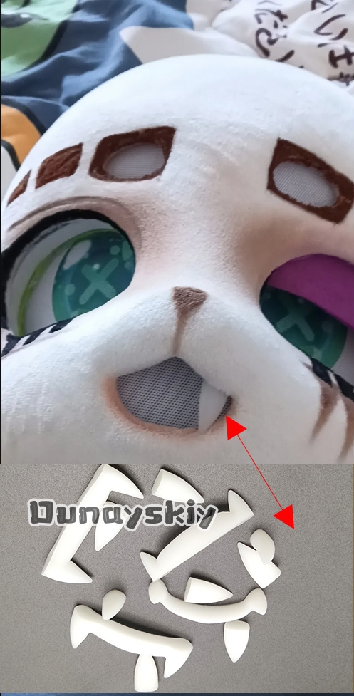 Furry 3D การพิมพ์ Kemono Fursu - Cosplay Prop 3D Print Settings บทวิจารณ์และราคา